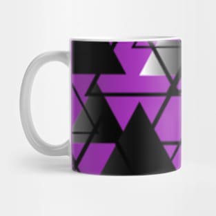 TRIANGLE PATTERN, BLACK TRIANGLES Mug